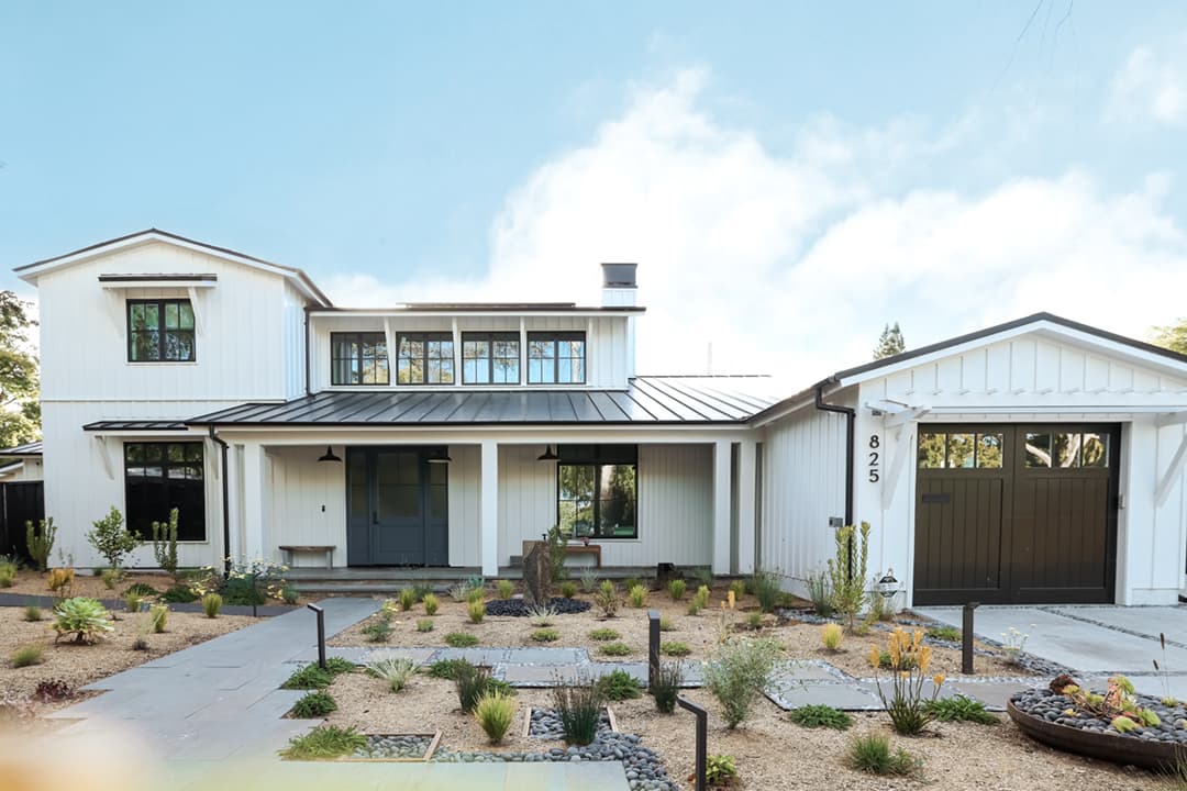 The Marshall custom home in Palo Alto, built ground-up by Monsen Collins Builders